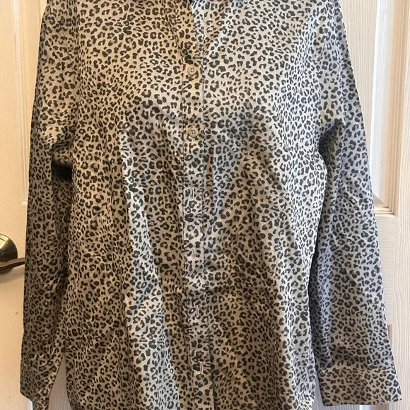 Chico's Animal Print Blouse - Picture 1 of 2